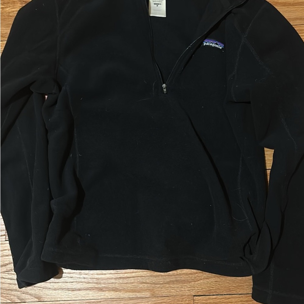 Patagonia Midnight Black Half-Zip Fleece